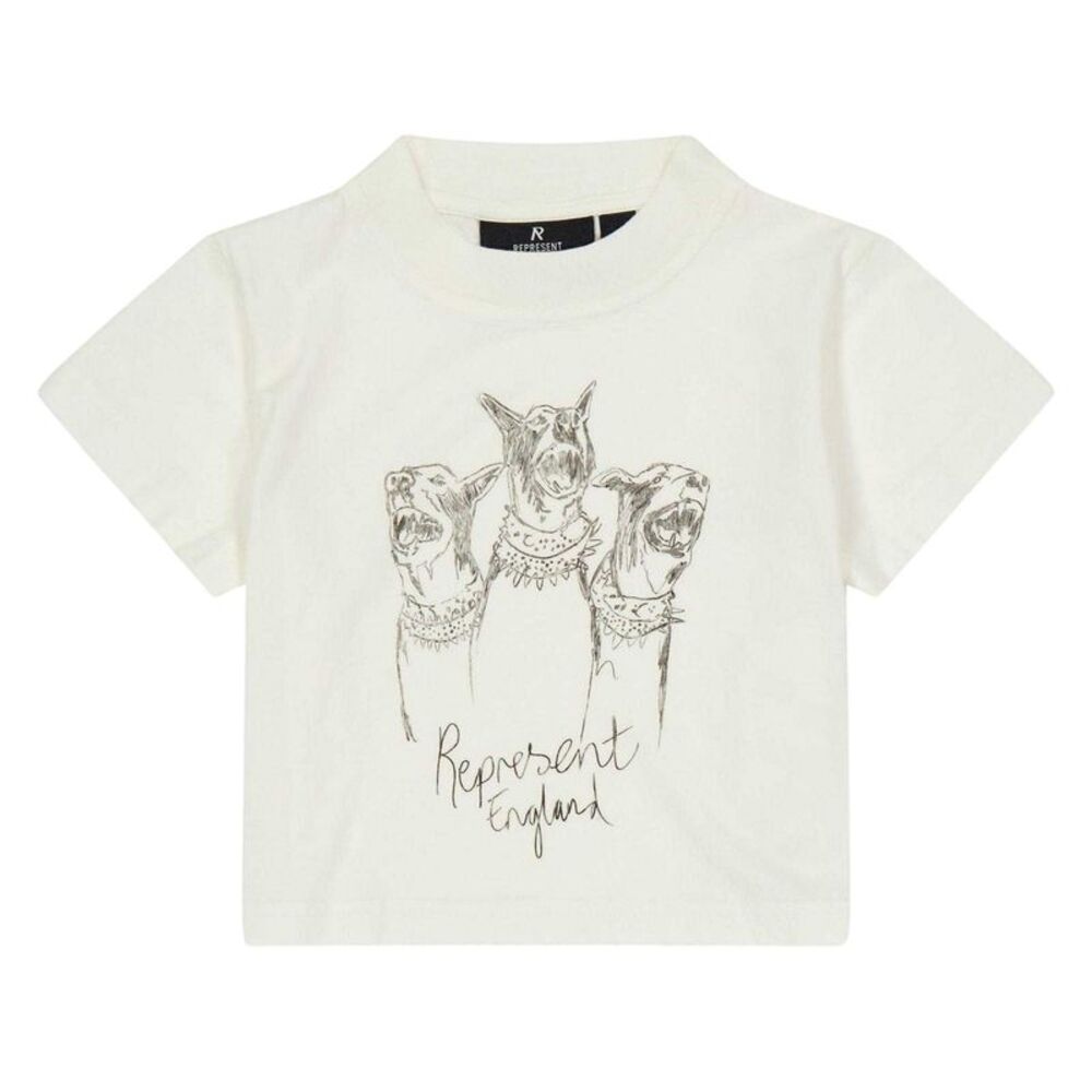 Represent Childrens/Kids Dogs T-Shirt / White